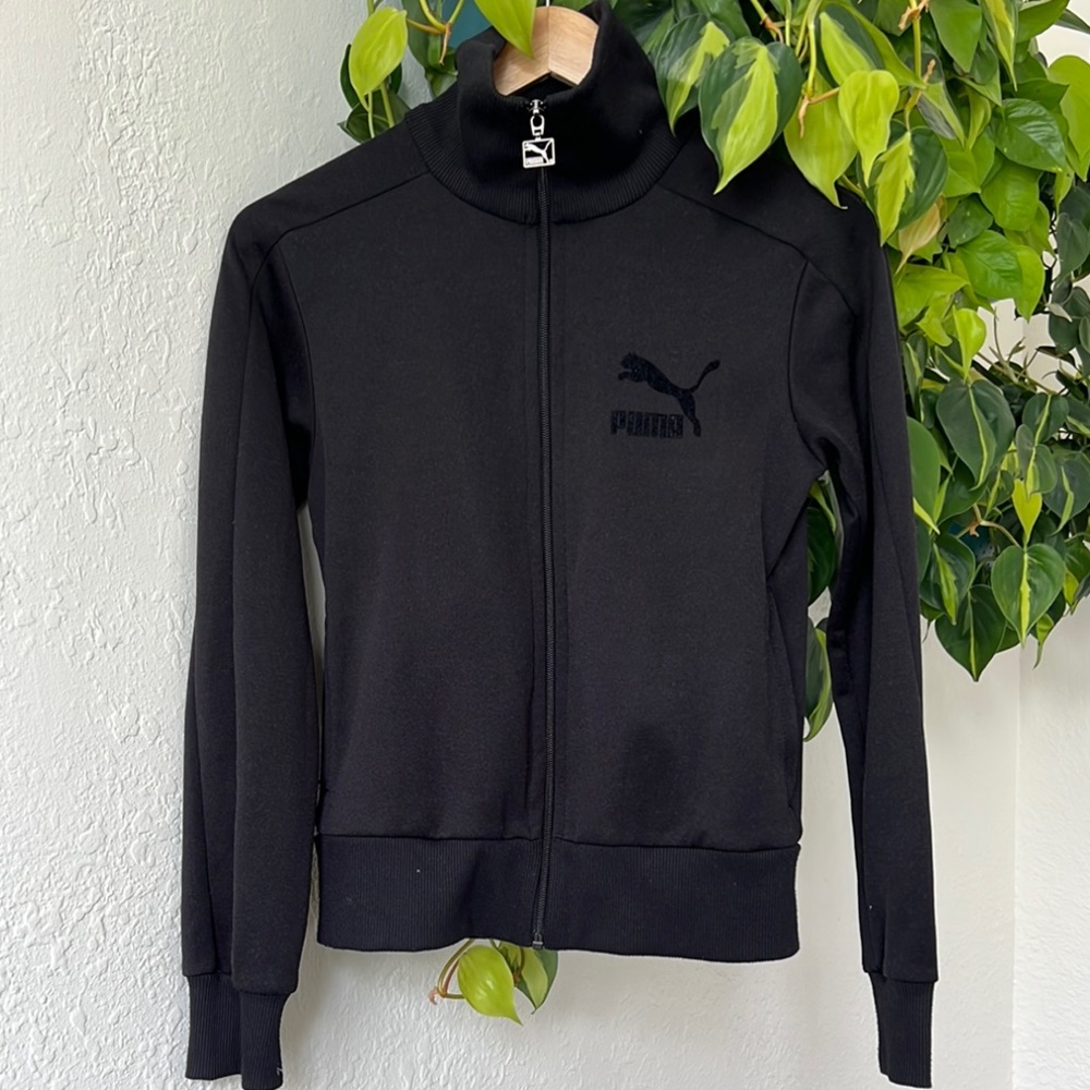Puma Black Full-Zip Track Jacket